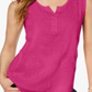 Style & Co Women's Embroidered Top Pink Size Petite