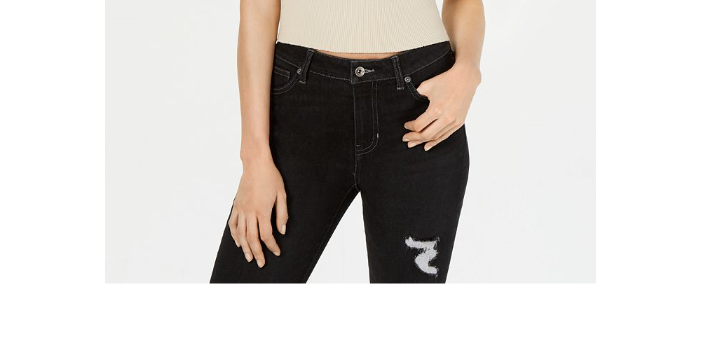 Kendall Kylie Women's Seamed Cuff Sleeves Corset Top White Size L