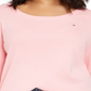 Tommy Hilfiger Women's Plus 3/4 Sleeve T-Shirt Pink Size 2XL