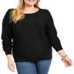 Michael Kors Women's Cable Knit Sweater Black Size 3X