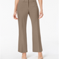 Alfani Women's Curvy Fit Mid Rise Bootcut Pants Beige Size 14