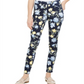 Charter Club Women's Floral Lexington Straight Leg Jeans Blue Size 16