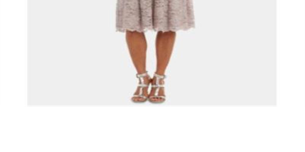 R M Richards Women's Glitter Lace Dress Jacket  Brown Size 18