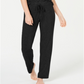 Alfani Women's Ultra Soft Ribbed Knit Pajama Pants Black Size X-Small