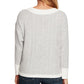 Vince Camuto Women's Ribbed V Neck Sweater White Size X-Large