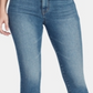 William Rast Womens Juniors Skinny Jeans Denim Asymmetric Blue Size 25
