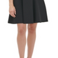 Tommy Hilfiger Women's Matte Metallic Fit Flare Dress Black Size 12