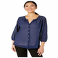 Tommy Bahama Women's Lana Bay Gauze Top Blue Size Large