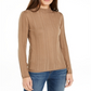 INC International Concepts Women's Solid Turtleneck Sweater New Brown  Size X-Small