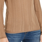 INC International Concepts Women's Solid Turtleneck Sweater New Brown  Size X-Small