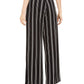 Alfani Women's Striped Pull on Pants Black Size Petite XL
