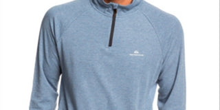 Quiksilver Mens Sea Hound Spring High Neck Soft Shell Jacket Blue Size XL