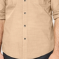 Alfani Men's Warren Woven Textured Button Down Shirt Brown Size XXX-Large