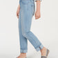 Charter Club Women's Tummy Control Cuffed Jeans Blue Size 6