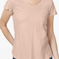 Style & Co Women's Cotton T-Shirt Pink Size XX-Large