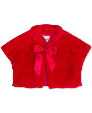 Rare Editions Toddler Girls Faux-Fur Bolero Red Size 2T