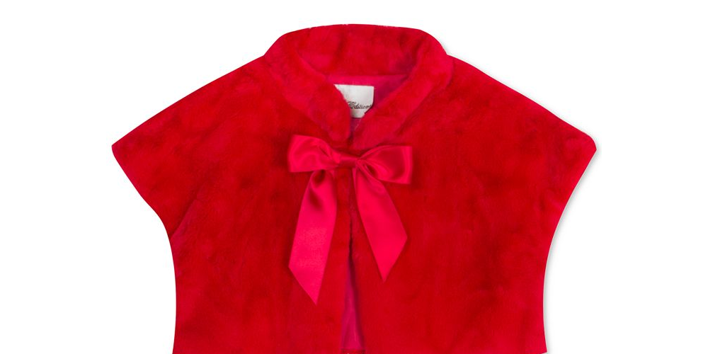 Rare Editions Toddler Girls Faux-Fur Bolero Red Size 2T