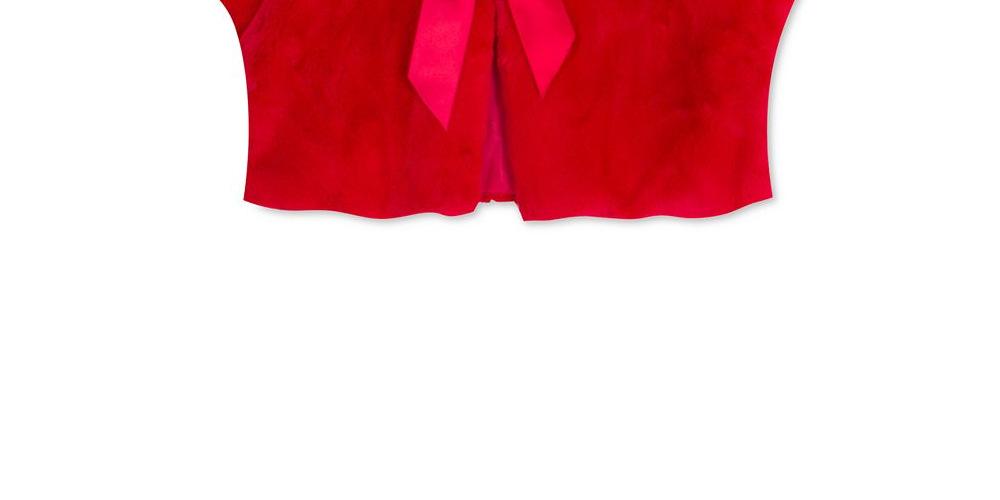 Rare Editions Toddler Girls Faux-Fur Bolero Red Size 2T