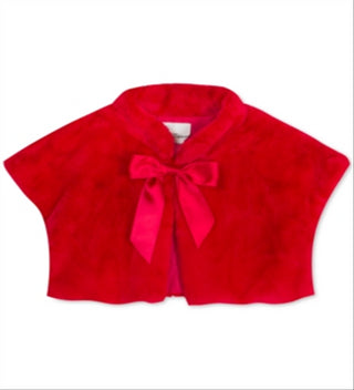 Rare Editions Toddler Girls Faux-Fur Bolero Red Size 2T