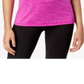 Ideology Women's Rapidry Heathered Performance T-Shirt -Pink Size L