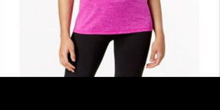 Ideology Women's Rapidry Heathered Performance T-Shirt -Pink Size L