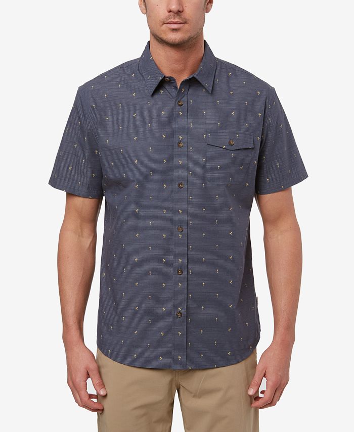 O'Neill West Ways Shirt Men's Clothing Blue Size Medium