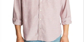 Nautica Men's Classic Fit Oxford Solid Shirt Purple Size X-Large