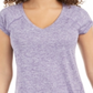 Ideology Women's Running Fitness T-Shirt Purple Size XL