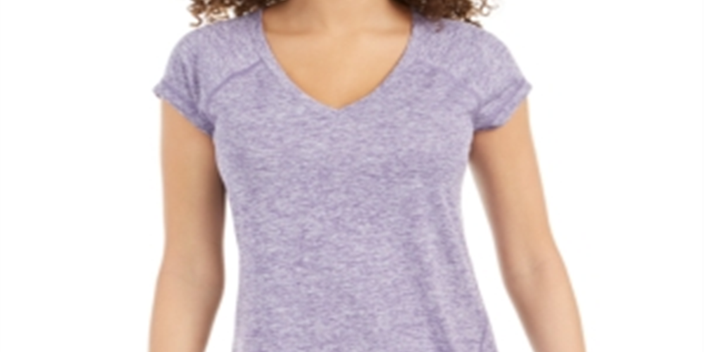 Ideology Women's Running Fitness T-Shirt Purple Size XL