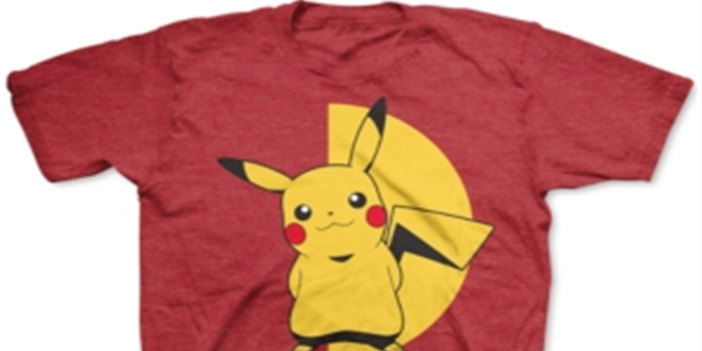 Pokemon Toddler Boy's Pikachu Knockout T-Shirt Red Size 2