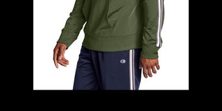 Champion Men's Athletics Track Embroidered Logo Hoodie Red Size XX-Large