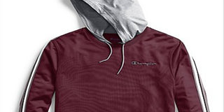 Champion Men's Athletics Track Embroidered Logo Hoodie Red Size XX-Large