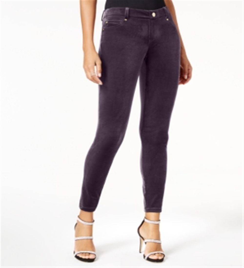 Inc Velvet Skinny Pants  Purple Size 12