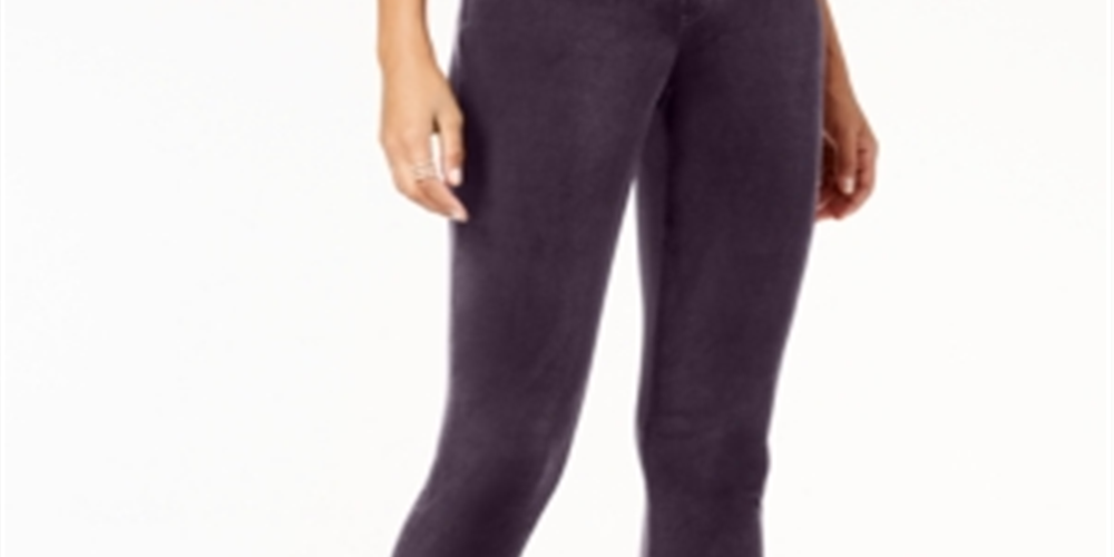 Inc Velvet Skinny Pants  Purple Size 12