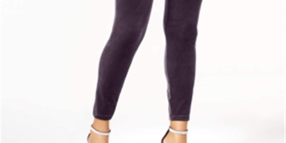 Inc Velvet Skinny Pants  Purple Size 12