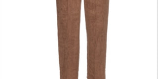 Alfred Dunner Women's Dress Pants WALNUT - Walnut Faux Suede Pants - Plus Brown Size 16P