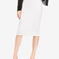 Vince Camuto Womens MIDI Pencil Skirt White Size Small