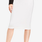 Vince Camuto Womens MIDI Pencil Skirt White Size Small