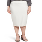 Vince Camuto Womens MIDI Pencil Skirt White Size Small