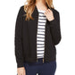 Charter Club Petite Textured Bomber Jacket  White Size  Petite Small
