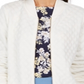 Charter Club Petite Textured Bomber Jacket  White Size  Petite Small