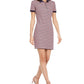 Maison Jules Striped Polo Dress Pink Size XS