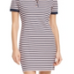 Maison Jules Striped Polo Dress Pink Size XS