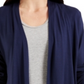Karen Scott Petite Jersey Knit Cardigan  Blue Size PXL