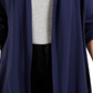 Karen Scott Petite Jersey Knit Cardigan  Blue Size PXL