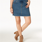 Style & Co Frayed Pull-on Denim Skort Blue Size Large