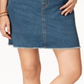 Style & Co Frayed Pull-on Denim Skort Blue Size Large