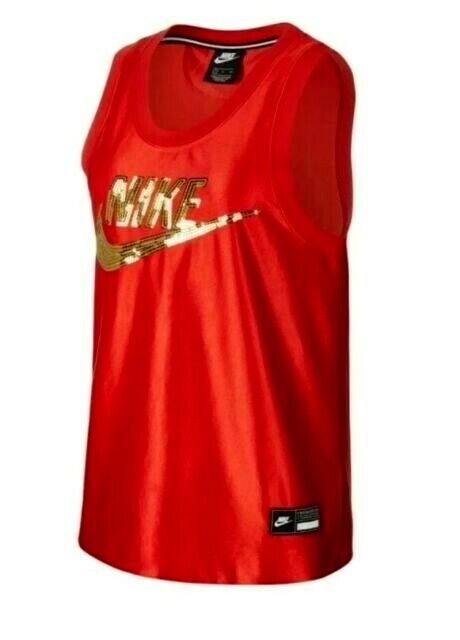 Nike Women's Fitness Running Jersey Red Size Large