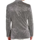Tallia Men's Slim Fit Dinner Jacket Silver Size 40