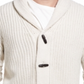 Weatherproof Vintage Men's Ribbed Cardigan with Toggles Brown Size XX-Large